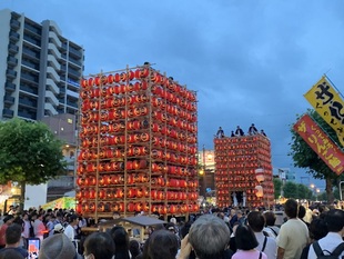 夕方の様子の写真