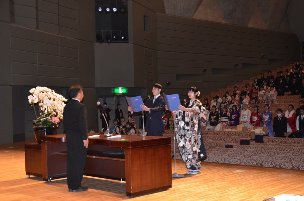 写真：誓いのことば（久喜地区）