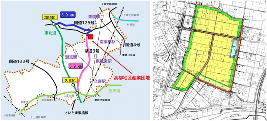 高柳アクセス図