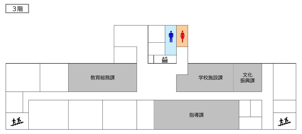 フロア図:鷲宮行政センター3階