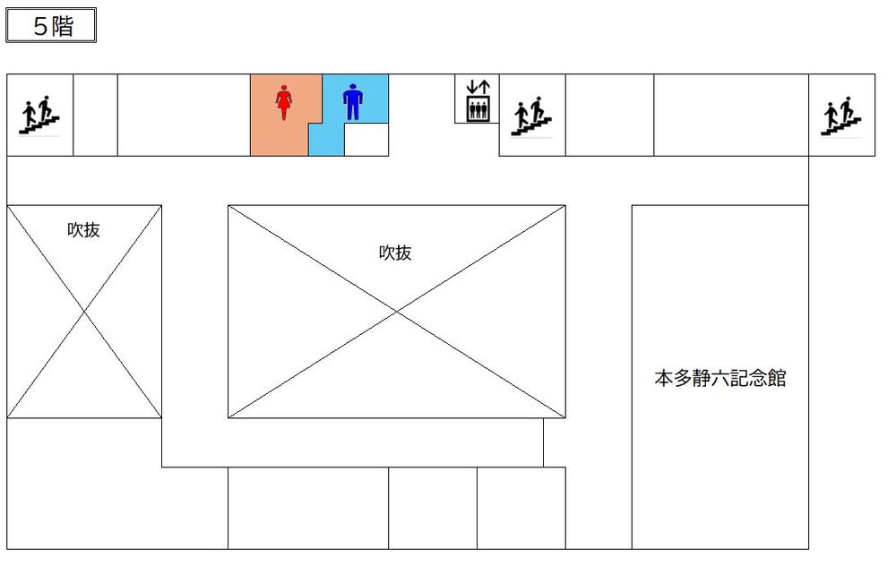 フロア図:菖蒲行政センター5階