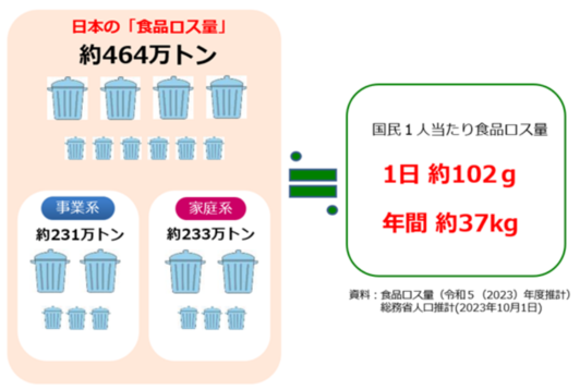 食品ロス量（令和5年度推計）