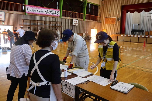 避難誘導訓練