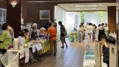 写真：物品販売の様子