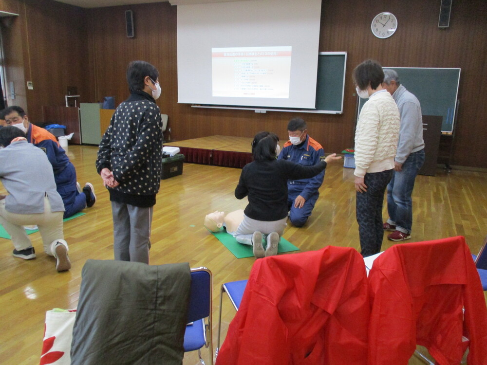 救命講習の写真