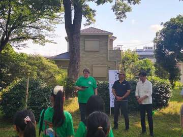 写真：姉妹都市提携10周年記念植樹式1