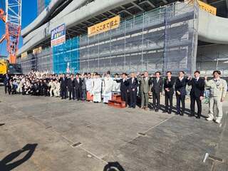 写真：新ごみ処理施設上棟式2