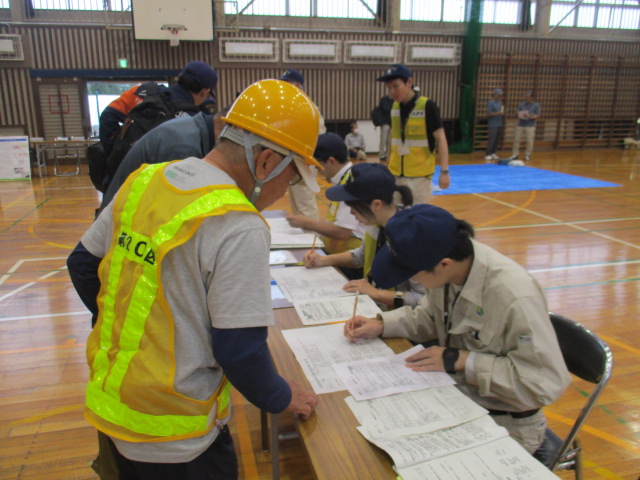 避難誘導訓練